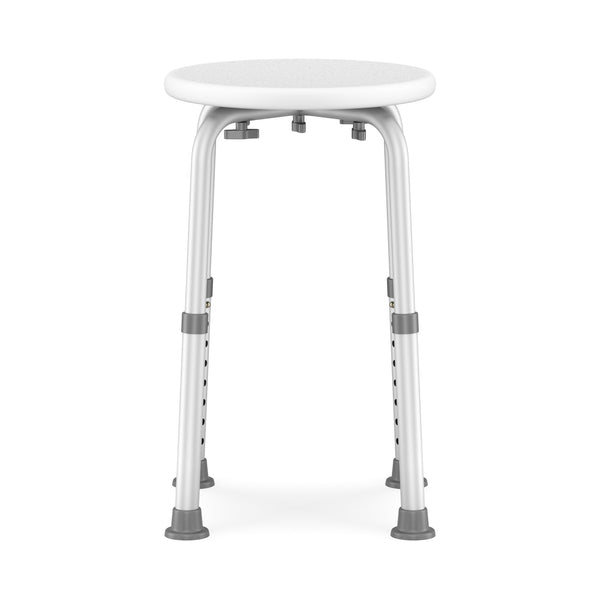 Duschhocker rund weiss