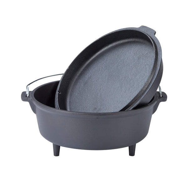 Set di pentole olandesi da 4,5 l con piedini