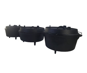 Set di pentole olandesi da 7 litri con supporto