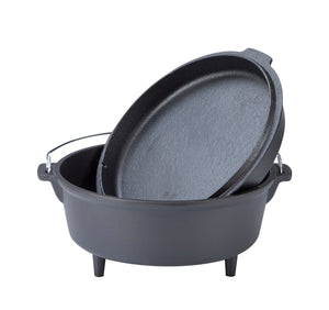Set di pentole olandesi da 7 litri con supporto