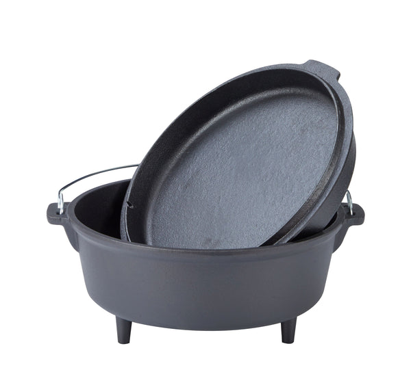 Set di pentole olandesi da 7 litri con supporto