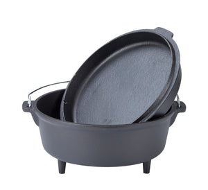Set di pentole olandesi da 9 litri con supporto