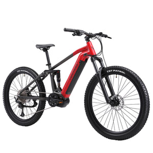 E-Bike Fully Mountainbike 27.5" ROCA S/M rot