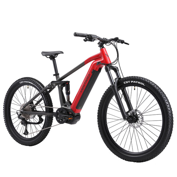 E-Bike Fully Mountainbike 27.5" ROCA S/M rot