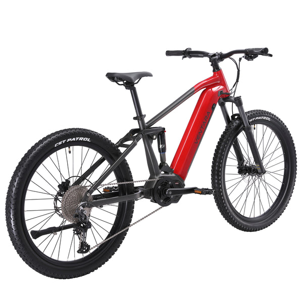 E-Bike Fully Mountainbike 27.5" ROCA S/M rot