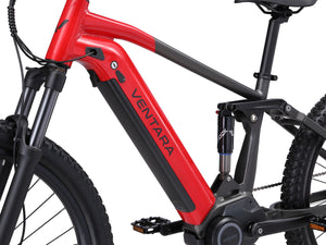 E-Bike Fully Mountainbike 27.5" ROCA S/M rot
