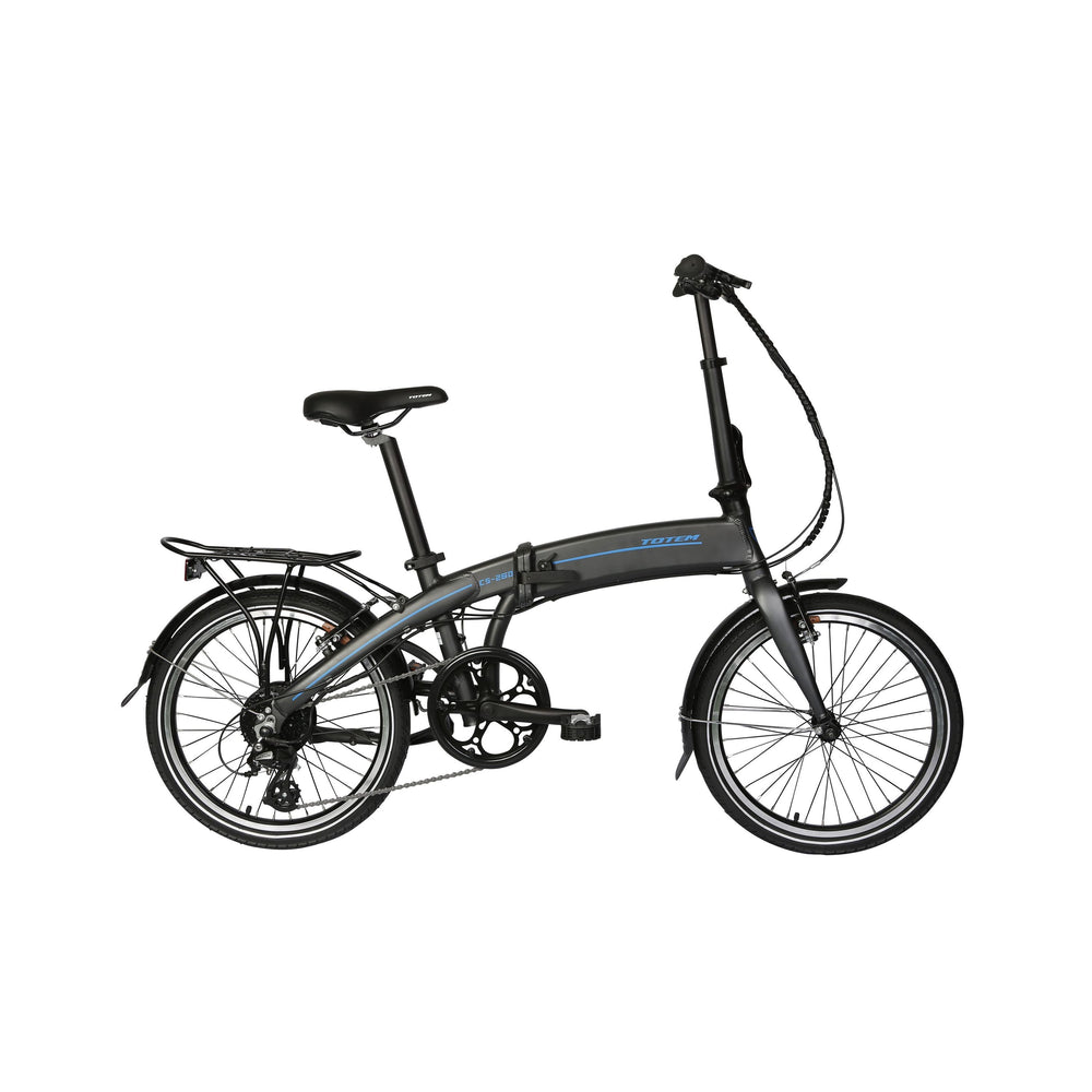 E-Bike folding bike 20"" Badger gray