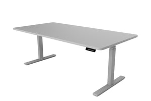 Schreibtisch Stehpult elektrisch grau 180 x 90 cm