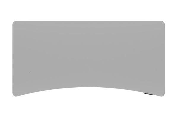 Bureau assis-debout électrique, gris/noir, 200 x 92 cm
