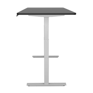 Electric standing desk, black/grey, 180 x 90 cm