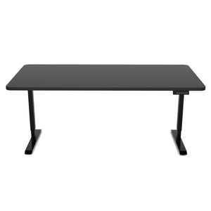 Electric standing desk, black, 160 x 80 cm