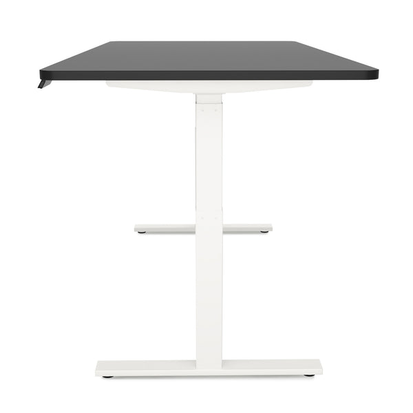Electric standing desk, black/white, 180 x 90 cm