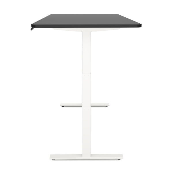 Electric standing desk, black/white, 180 x 90 cm