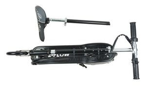 E-Scooter schwarz mit Sitz