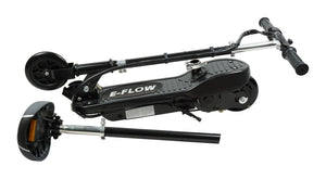E-Scooter schwarz mit Sitz