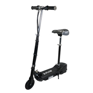 E-Scooter schwarz mit Sitz