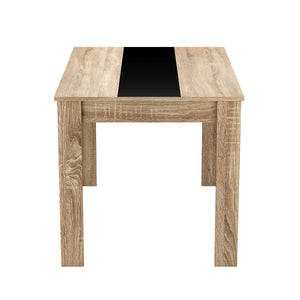 Esstisch ACCENT mit Wendeplatte 120 x 80 cm braun