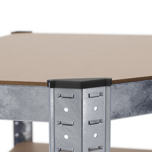 Eckregal 180 x 90 x 40 cm
