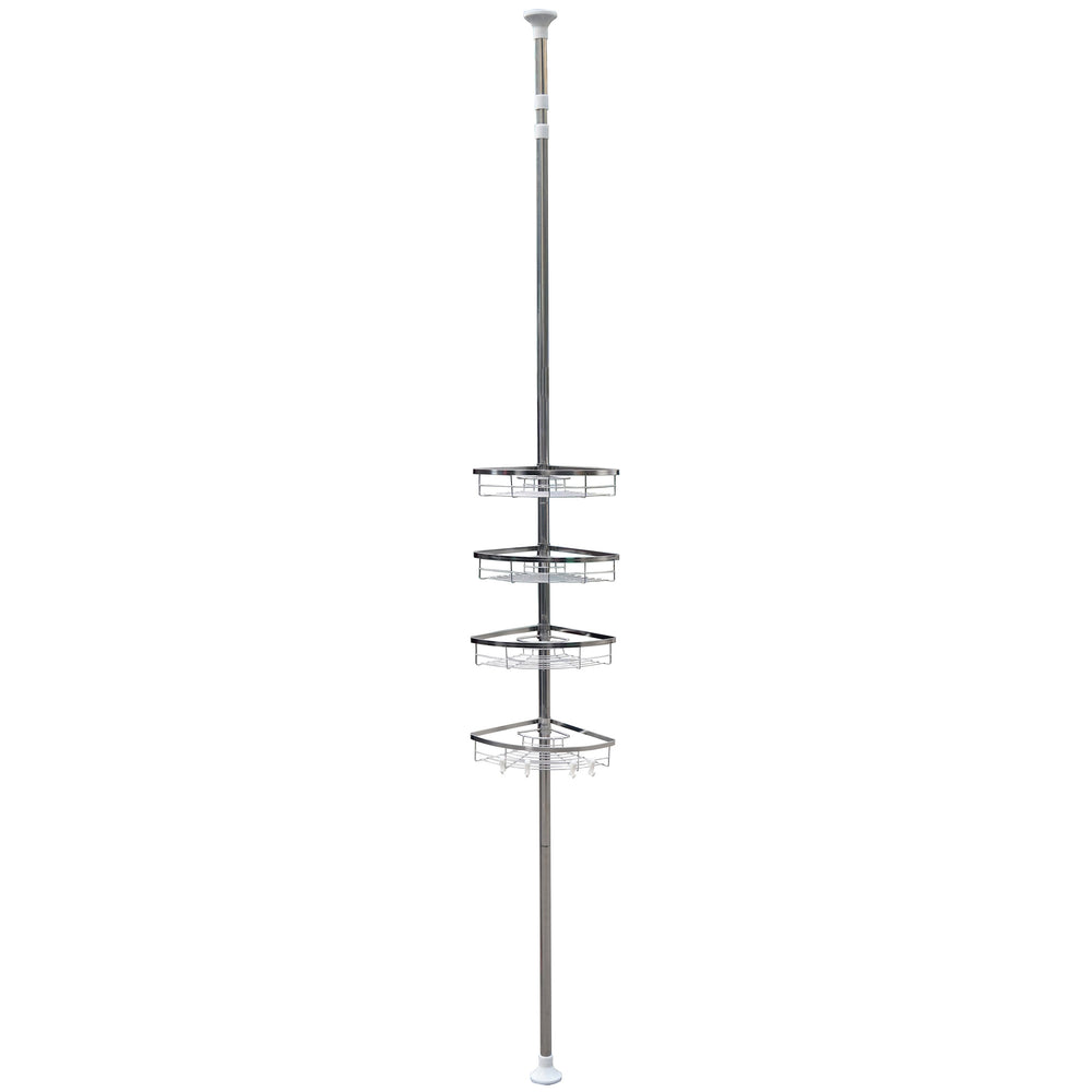 Mensola angolare per doccia 105-320 cm argento