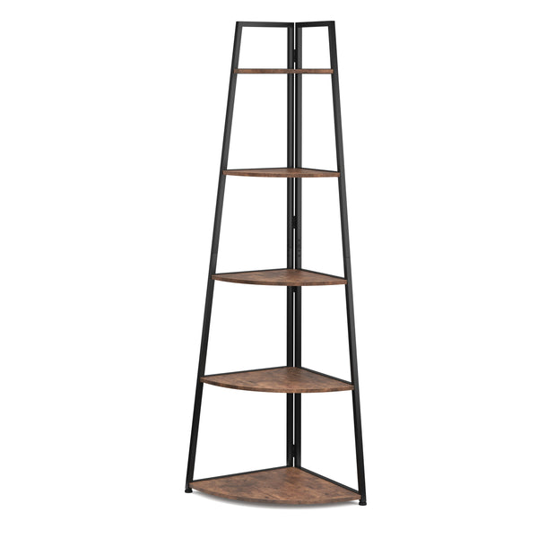 Eckregal Vintage BONITA mit 5 Ebenen 65 x 178 cm