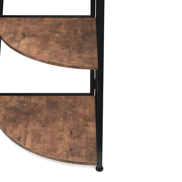 Eckregal Vintage BONITA mit 5 Ebenen 65 x 178 cm