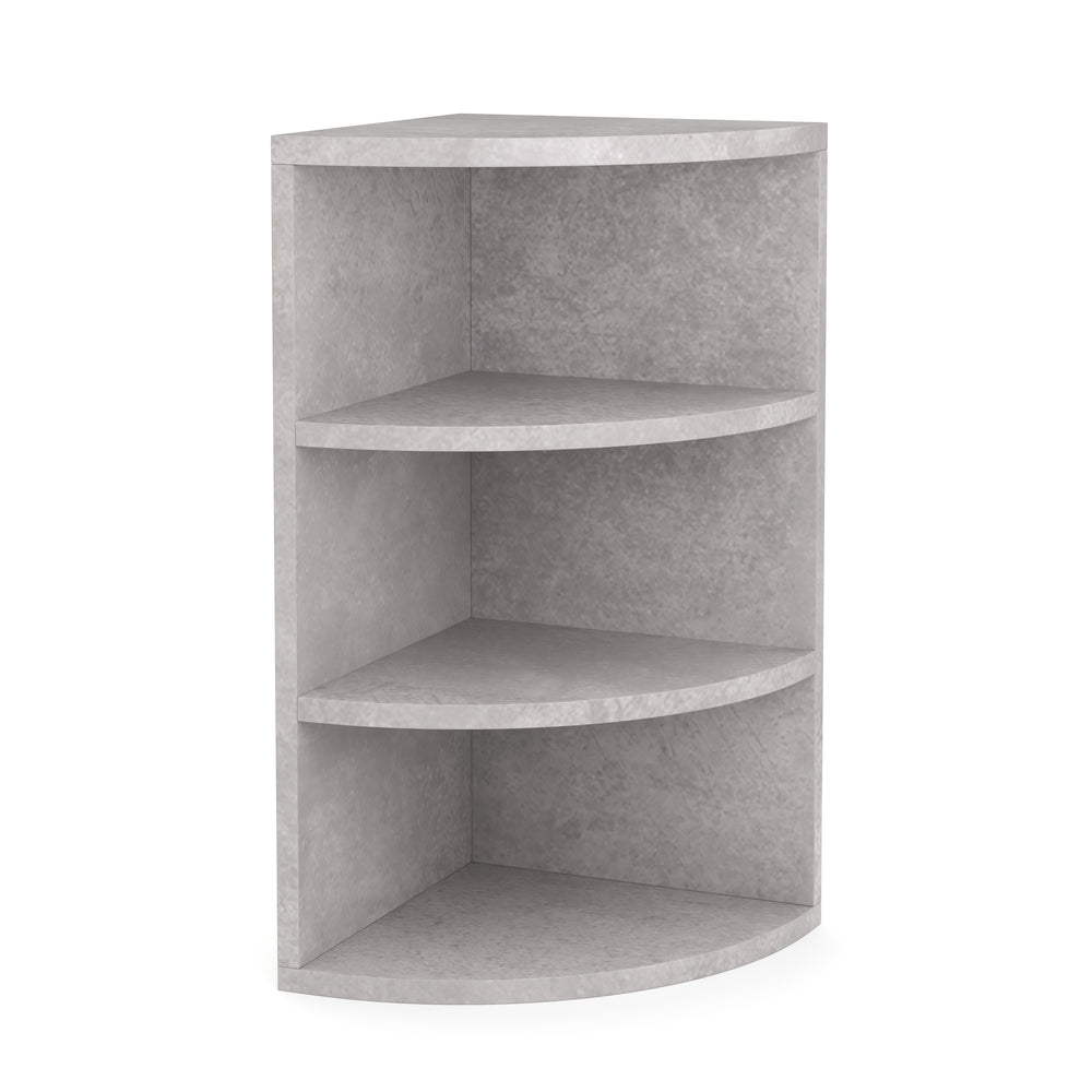 Mensola angolare a 4 ripiani MARKUS 30 x 60 cm grigio chiaro