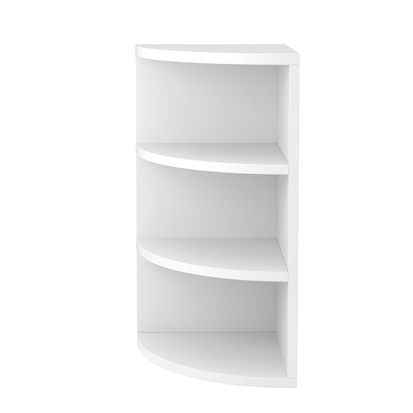 Eckregal mit 4 Ebenen MARKUS 30 x 60 cm weiss