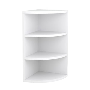 Eckregal mit 4 Ebenen MARKUS 30 x 60 cm weiss