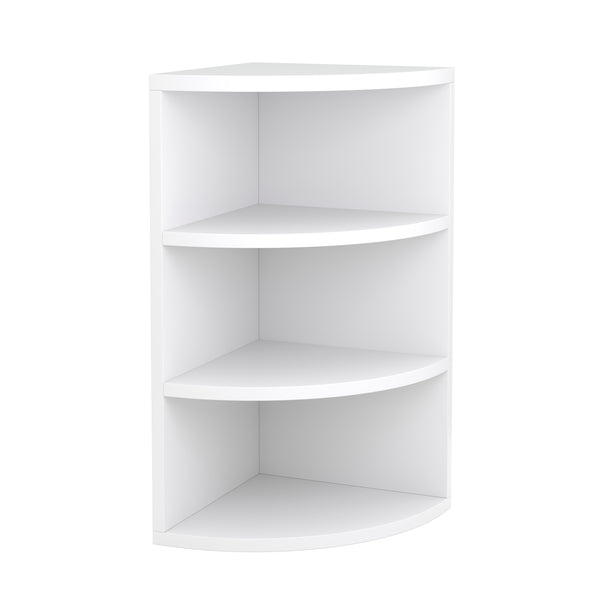 Eckregal mit 4 Ebenen MARKUS 30 x 60 cm weiss