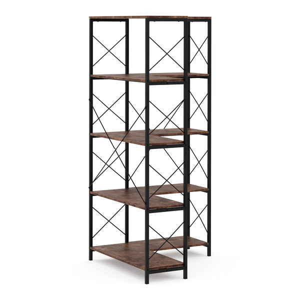 Eckregal Vintage BONITA mit 5 Ebenen 100 x 167 cm