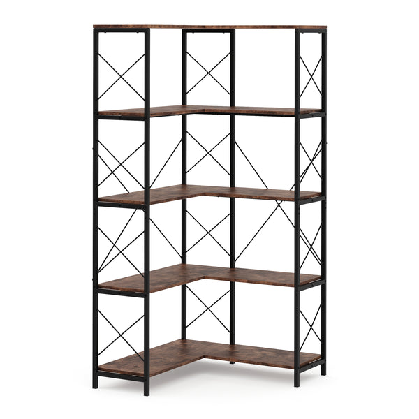 Eckregal Vintage BONITA mit 5 Ebenen 100 x 167 cm