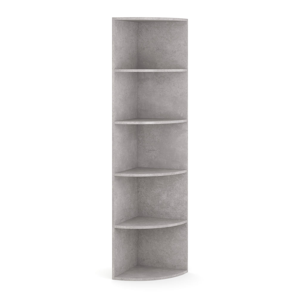 Scaffale angolare con 6 ripiani MARKUS 40 x 180 cm grigio chiaro