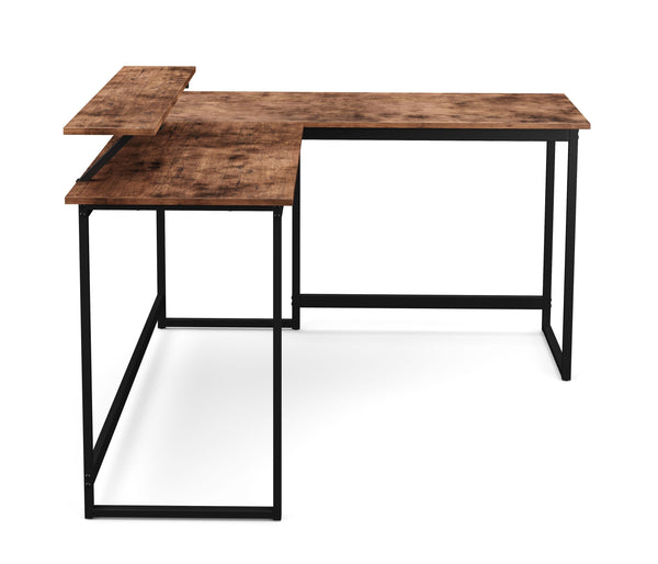 Eckschreibtisch mit Monitoraufsatz Vintage BONITA