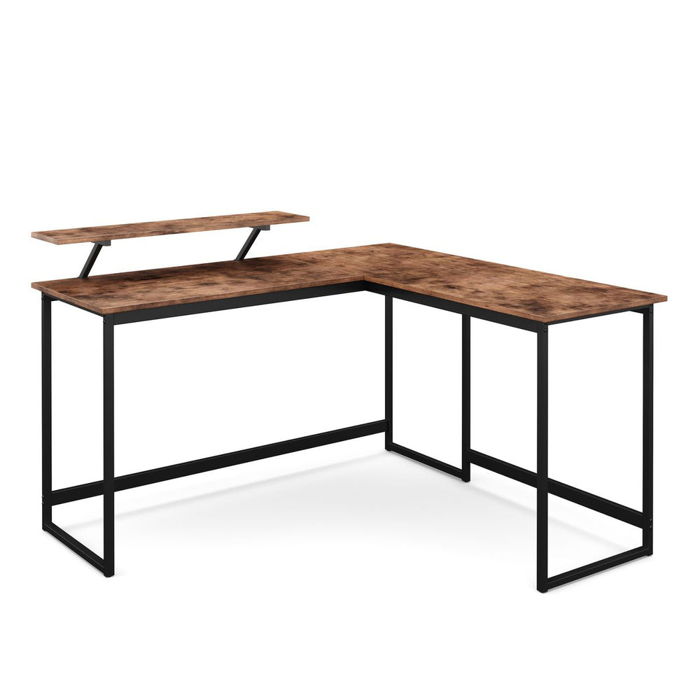 Bureau d'angle avec support pour écran, vintage BONITA