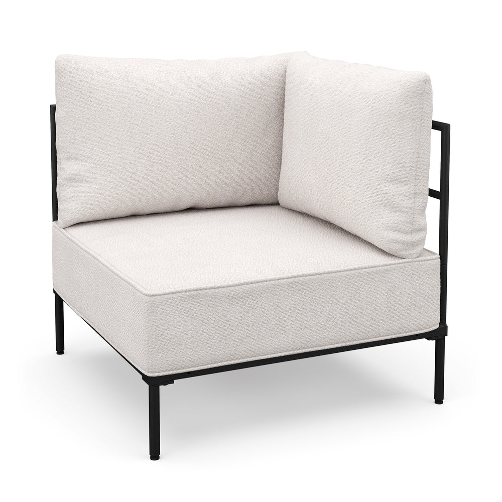 Poltrona angolare ETHAN, crema