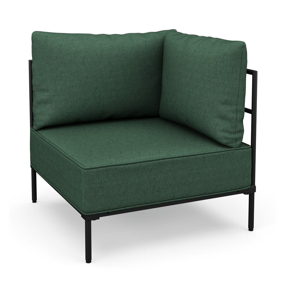 Poltrona angolare ETHAN, verde scuro