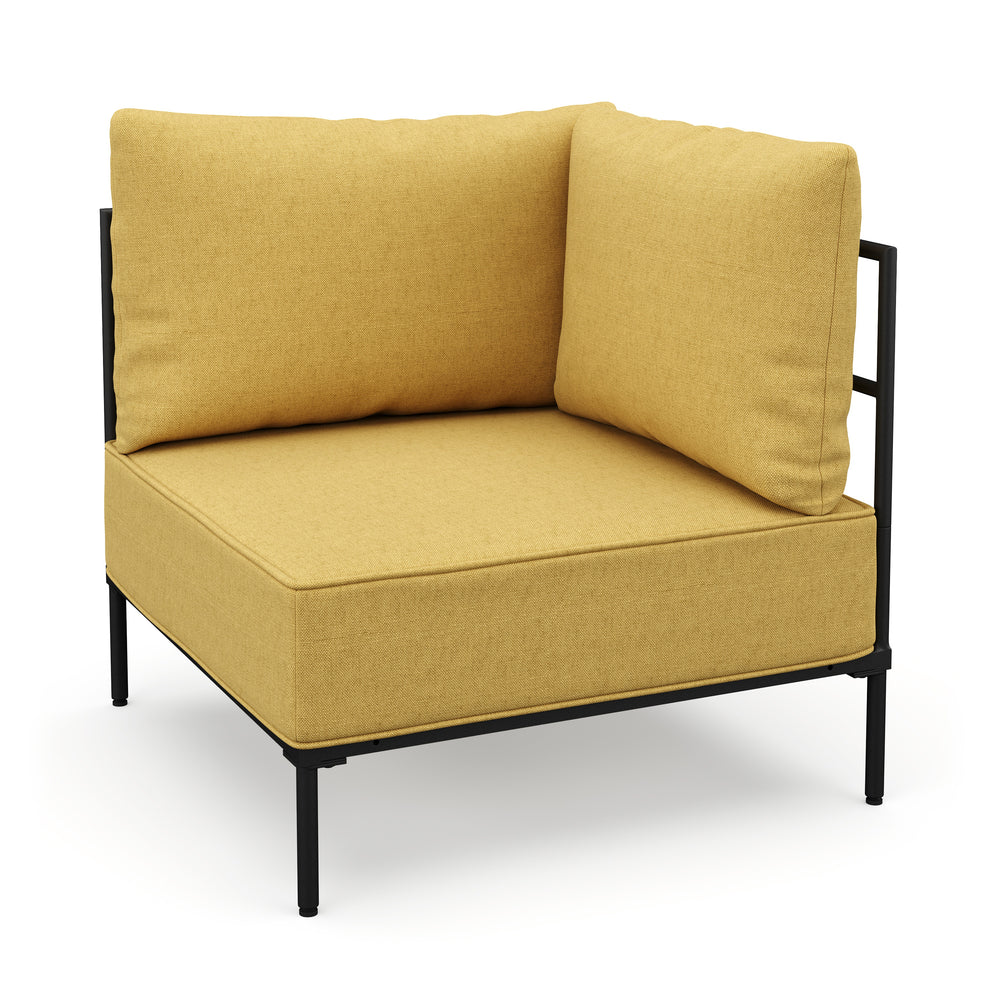 Sedia angolare ETHAN, gialla