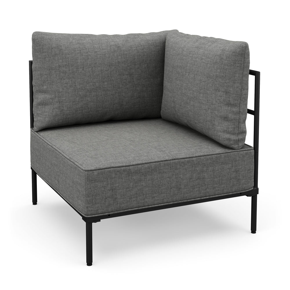 Poltrona angolare ETHAN, grigio chiaro