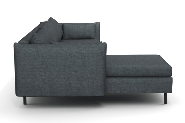 Ecksofa AIDEN links anthrazit