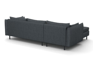 Ecksofa AIDEN links anthrazit