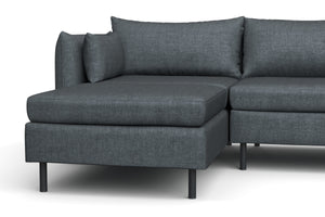 Ecksofa AIDEN links anthrazit
