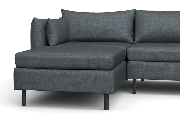 Ecksofa AIDEN links anthrazit