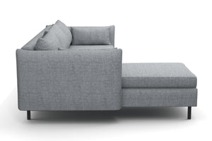 Ecksofa AIDEN links grau