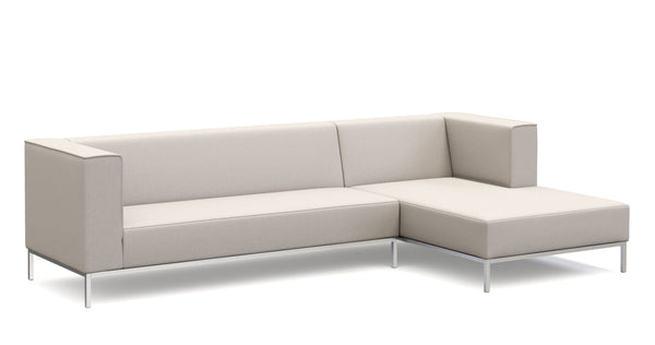 Ecksofa ALEXANDER rechts beige