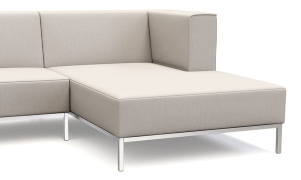 Ecksofa ALEXANDER rechts beige