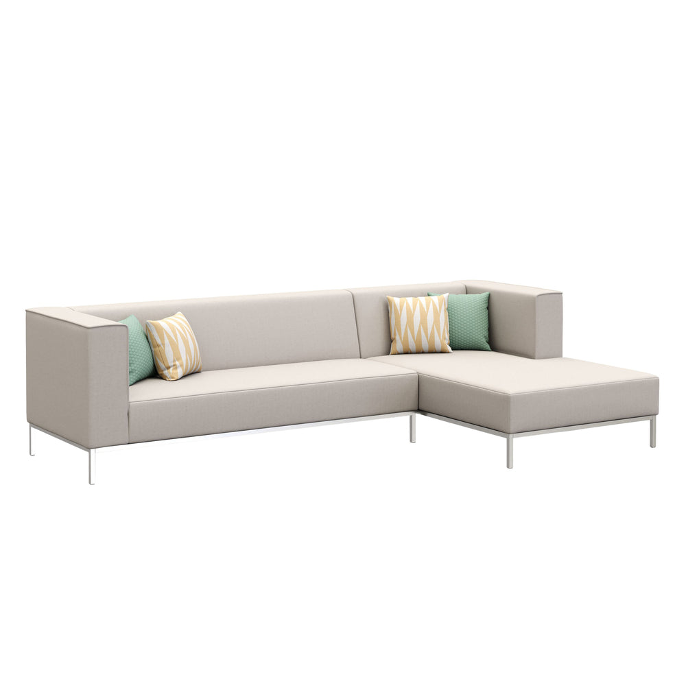 Divano angolare ALEXANDER, lato destro, beige