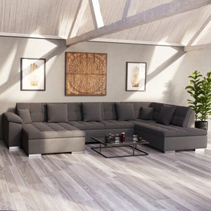 Ecksofa ARIA links anthrazit