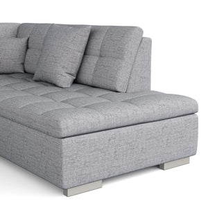 Ecksofa ARIA links grau