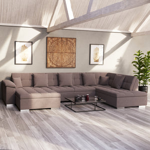 Sofa ARIA links braun