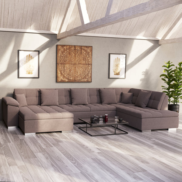 Sofa ARIA links braun